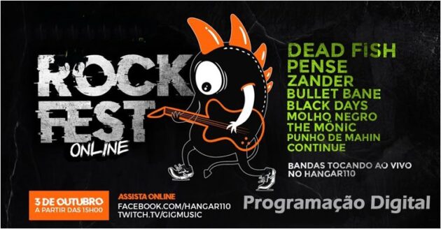 Monster Rock Fest Online - Programação Digital