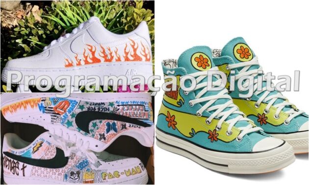 Curso Online de Customização de Tênis - Programação Digital