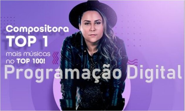 Lari Ferreira no ranking de compositores da Audiency - programacaodigital.com