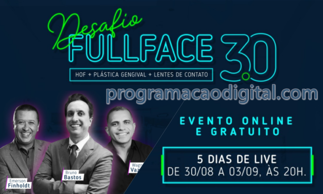 Desafio Full Face 3.0 : Harmonização Orofacial - Estética Facial - programacaodigital.com