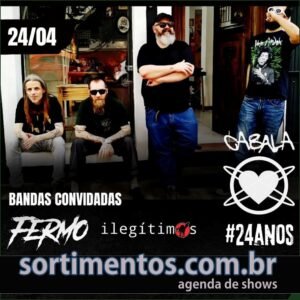 Show das bandas Cabala Ilegitimos e Fermo em Porto Alegre - programacaodigital.com