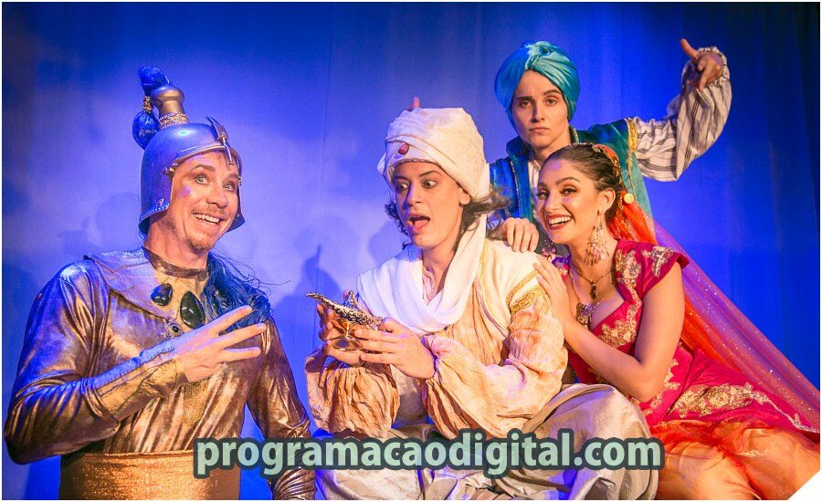 Musical Infantil Aladdin Cia Ronald Radde Teatro Programacao Digital