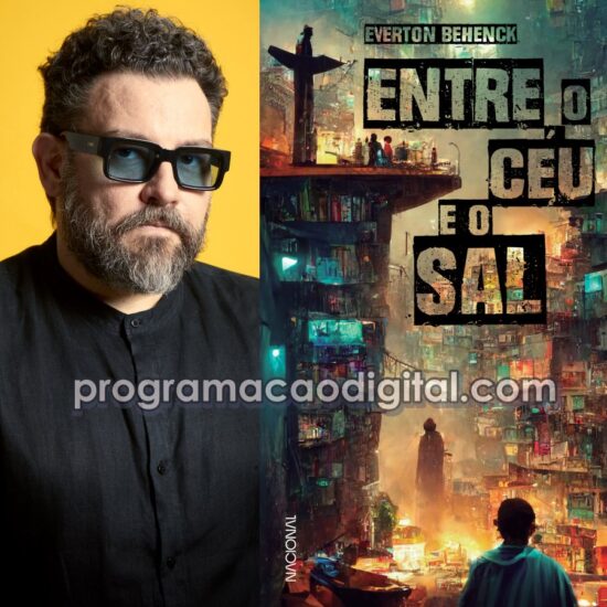 Livro Entre o Céu e o Sal de Everton Behenck - programacaodigital.com