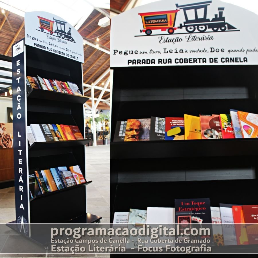 Estação Campos de Canella : Rua Coberta de Canela lança “Estação Literária”