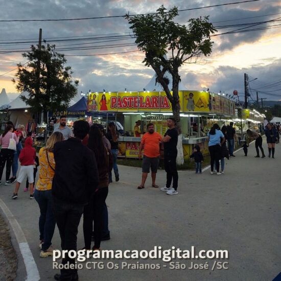 Programação Digital no Rodeio do CTG Os Praianos 2023 em São José / SC - programacaodigital.com