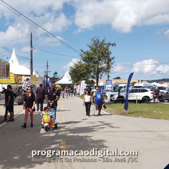 Programação Digital no Rodeio do CTG Os Praianos 2023 em São José / SC - programacaodigital.com