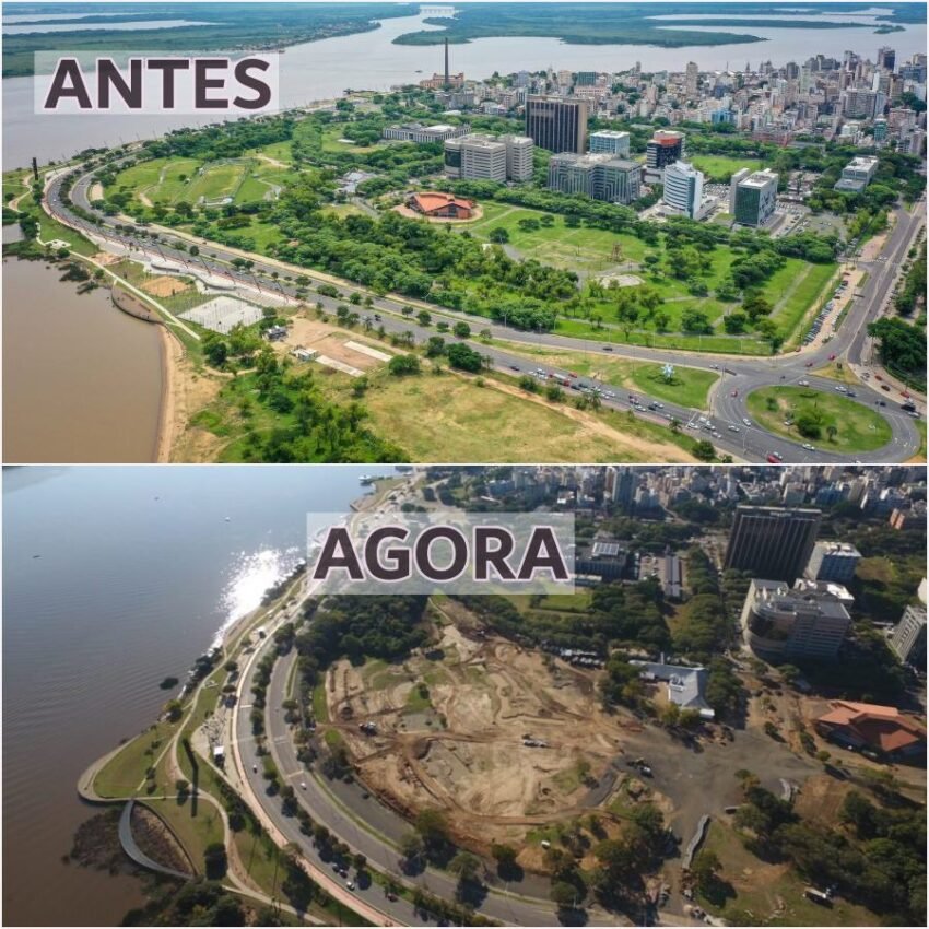 Empresa empresa GAM3 destrói Parque Harmonia em Porto Alegre