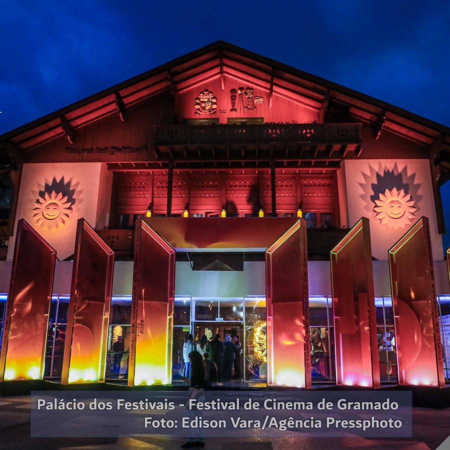 Palácio dos Festivais - Festival de Cinema de Gramado 2023 - programacaodigital.com