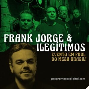 Frank Jorge e banda ilegítimos se apresentam no Sixteen Station Pub em Porto Alegre