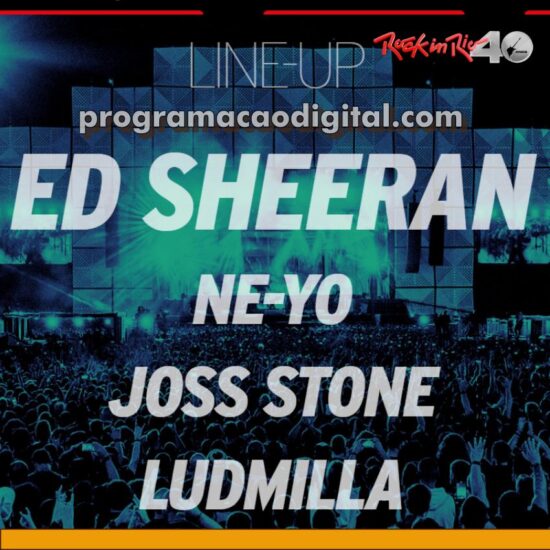 Rock in Rio 2024 : shows de Ed Sheeran, Joss Stone, Ne-Yo, LudMilla, Imagine Dragons e Lulu Santos no Palco Mundo