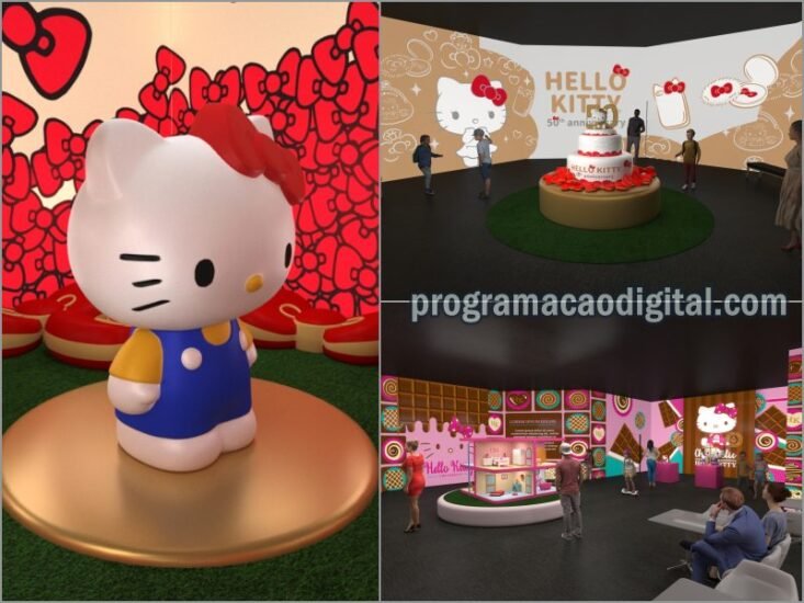 Hello Kitty - 50 Anos de Encanto e Magia no Shopping Vila Olímpia - Programação Digital