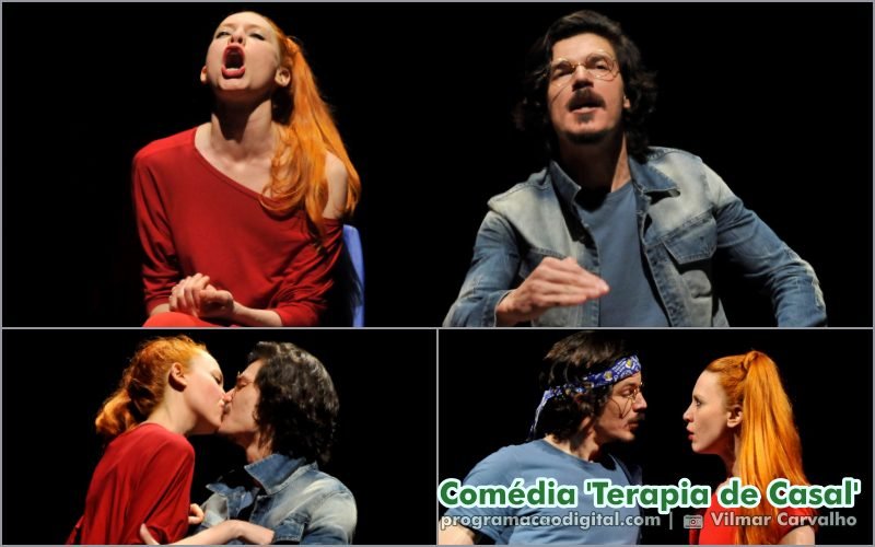 Comédia 'Terapia de Casal' em curtíssima temporada no Teatro CIEE em Porto Alegre