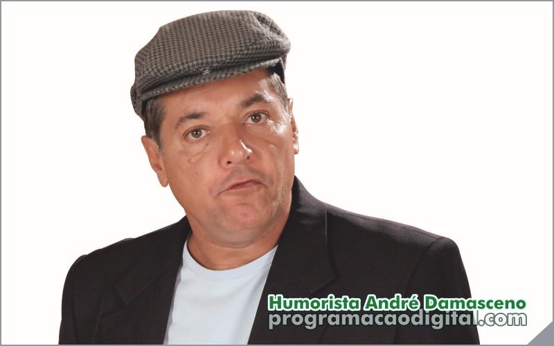 Humorista André Damasceno -Sortimento Programação Digital - programacaodigital.com