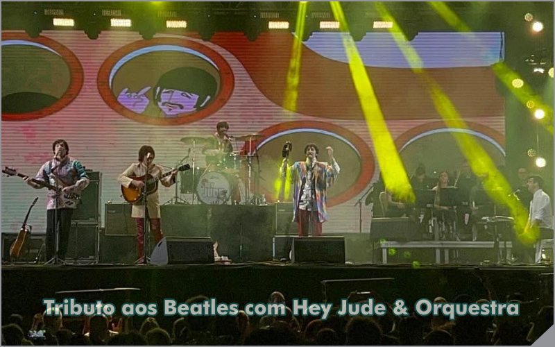 Tributo aos Beatles com Hey Jude & Orquestra no Salão de Atos da PUC em Porto Alegre