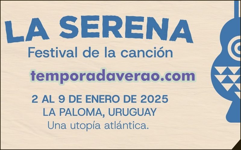 Festival La Serena 2025 em La Paloma - Uruguai