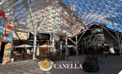 Estação Campos de Canella : Rua Coberta de Canela - programação digital