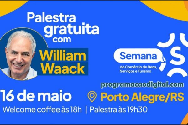 William Waack, Semana S , Semana S do Comércio, Semana S do Comércio em Porto Alegre, Porto Alegre, Palestra em Porto Alegre, Porto Alegre Palestra, Semana S no Rio Grande do Sul