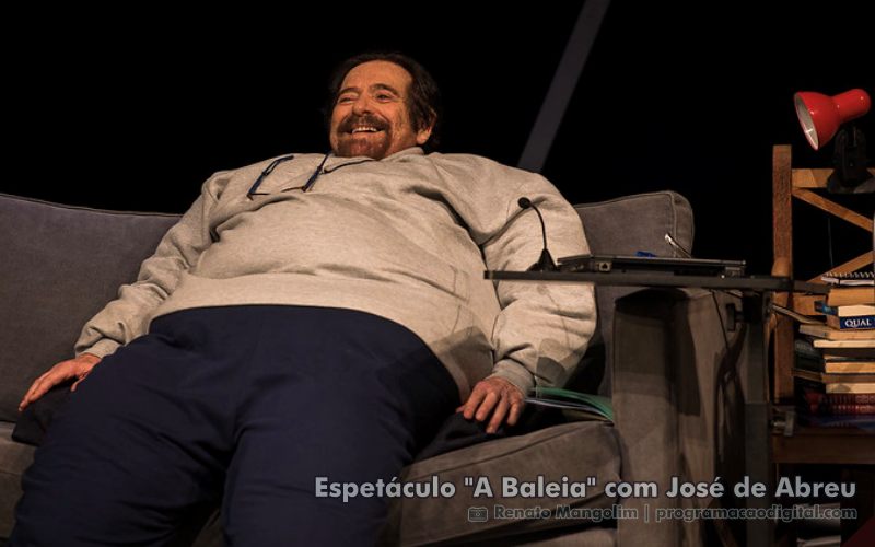 Espetáculo "A Baleia" com José de Abreu - programacaodigital.com