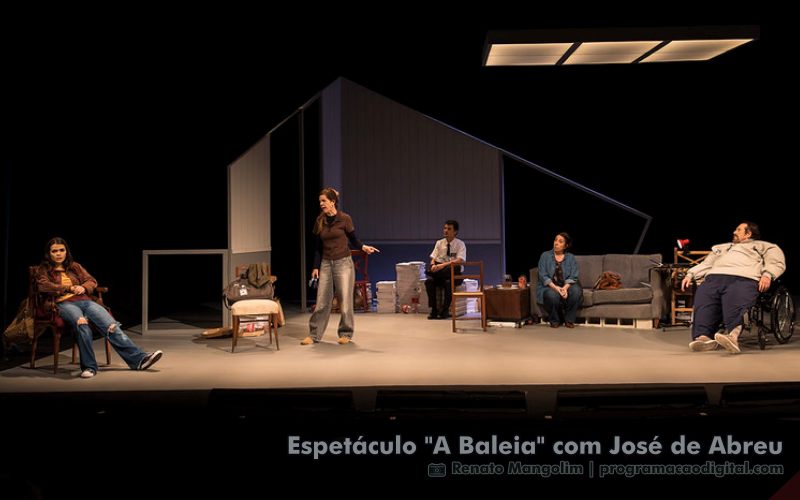 Espetáculo "A Baleia" com José de Abreu - programacaodigital.com
