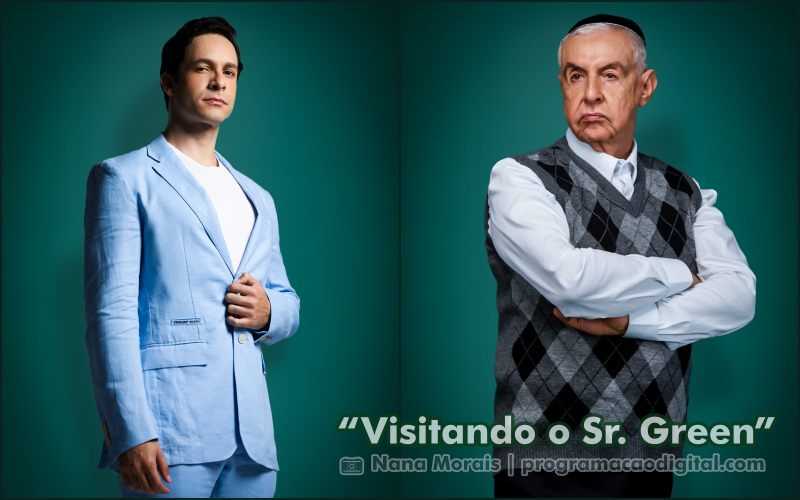 Elias Andreato e Rainer Cadete apresentam a comédia dramática “Visitando o Sr. Green”