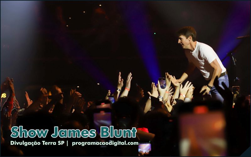 Show de James Blunt no Terra SP - Show de James Blunt no Brasil
