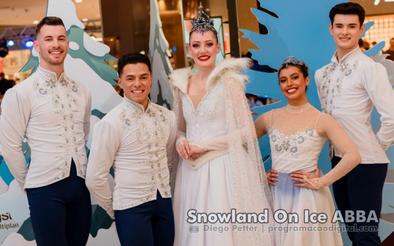 Espetáculo de patinação artística "Snowland On Ice ABBA" no BarraShoppingSul em Porto Alegre