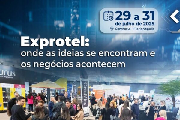 Últimos espaços disponíveis para a Exprotel 2025