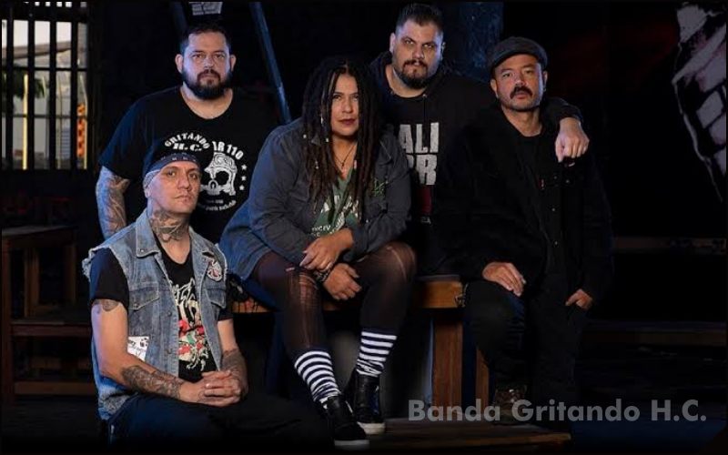 Banda Gritando H.C. apresenta show da turnê “Libertariamente” no Caos Bar em Porto Alegre