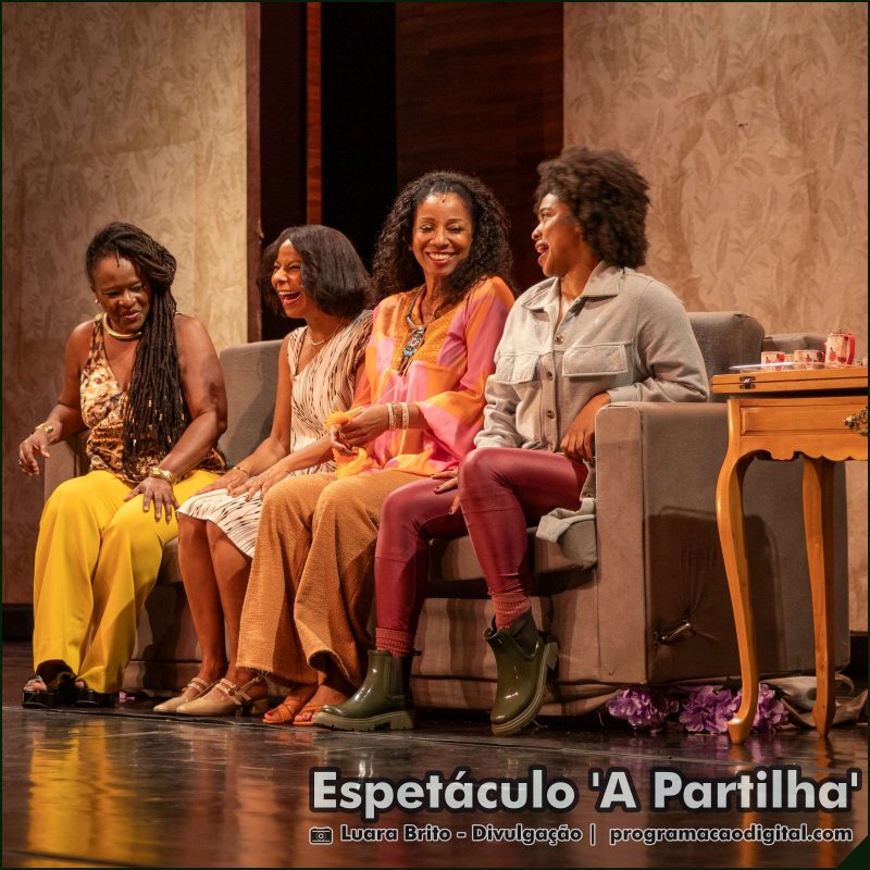 Espetáculo 'A Partilha' no Teatro do Sesc Palladium em Belo Horizonte - programacaodigital.com