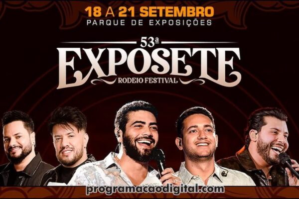 Exposete 2025 no Parque de Exposições de Sete Lagoas em Minas Gerais