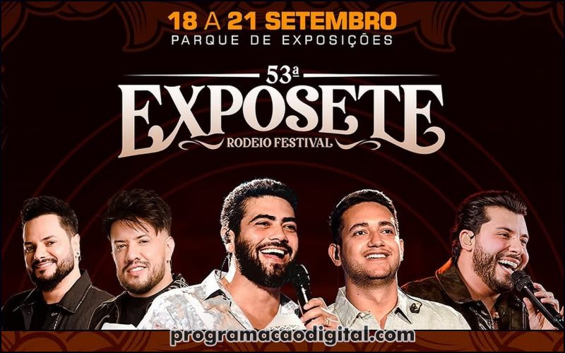 Exposete 2025 no Parque de Exposições de Sete Lagoas em Minas Gerais