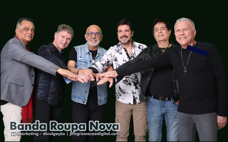 Show Roupa Nova no Multiplan Hall Park Shopping Canoas - programacaodigital.com
