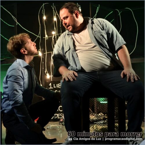 Ator Fábio de Luca - comédia espírita "60 minutos para morrer" - programacaodigital.com