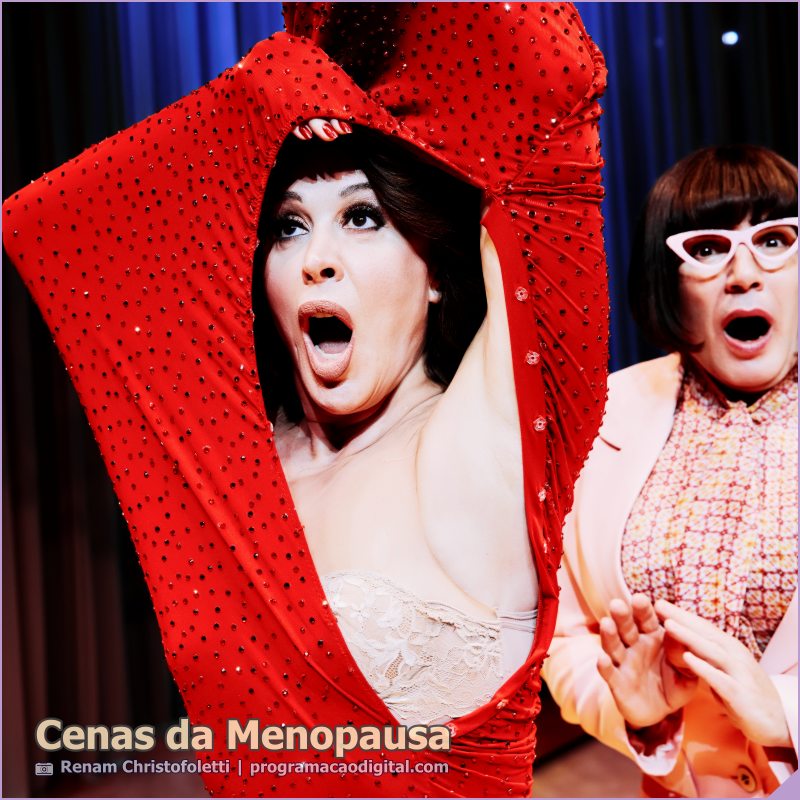 Claudia Raia e Jarbas Homem de Mello encenam 'Cenas da Menopausa' - programacaodigital.com