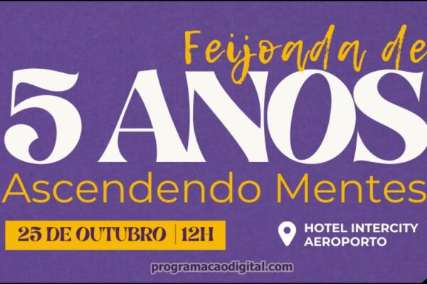 Feijoada Beneficente no Hotel Intercity em Porto Alegre marca os 5 anos do Instituto Ascendendo Mentes Feijoada Beneficente 5 anos do Instituto Ascendendo Mentes - programacaodigital.com