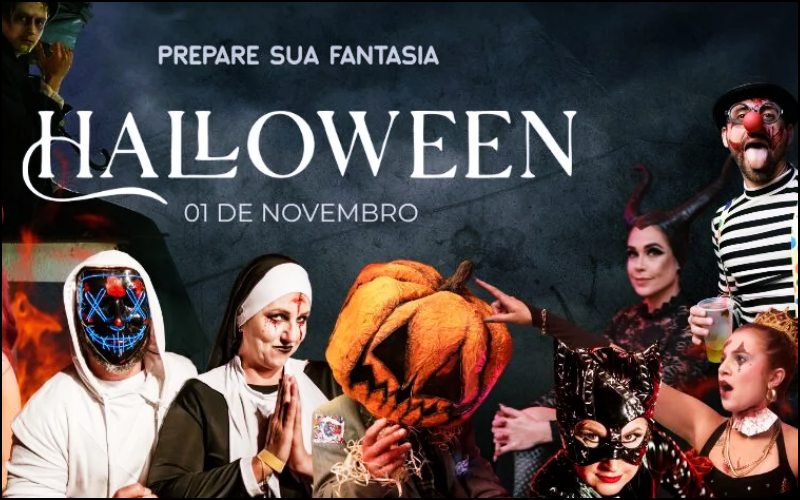 Festa de Halloween 2025 no Restaurante Magnólia em Canela na Serra gaúcha - programacaodigital.com