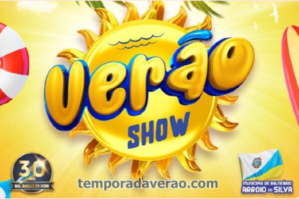 Shows no Balneário Arroio do Silva na temporada verão 2026 no litoral catarinense