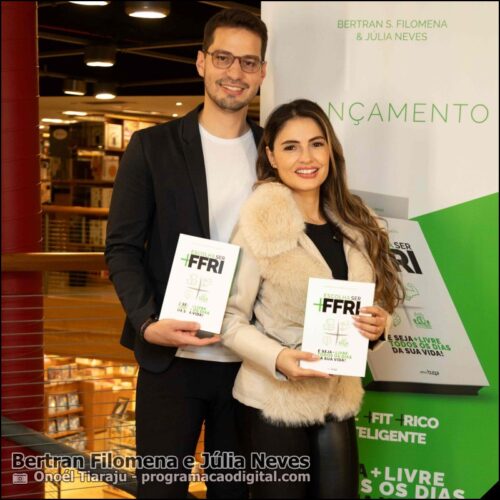 Casal Bertran Filomena e Júlia Neves lança palestra sobre o método +FFRI, criado para transformar escolhas e ampliar a liberdade