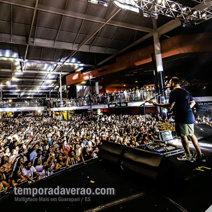 Programação Festival Verão 2026 no Multiplace Mais em Guarapari no litoral capixaba