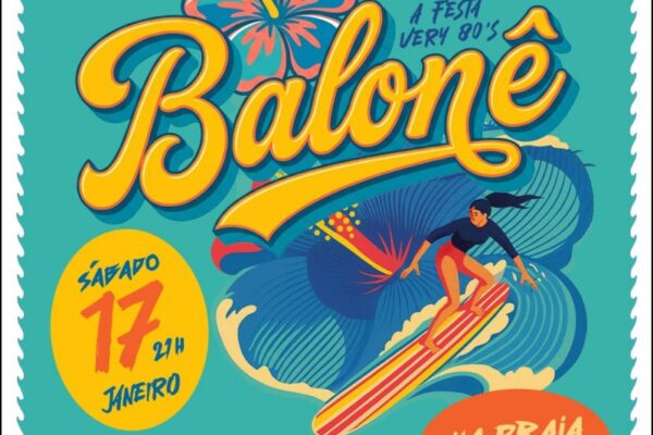 Festa Balonê na praia de Atlântida no litoral gaúcho