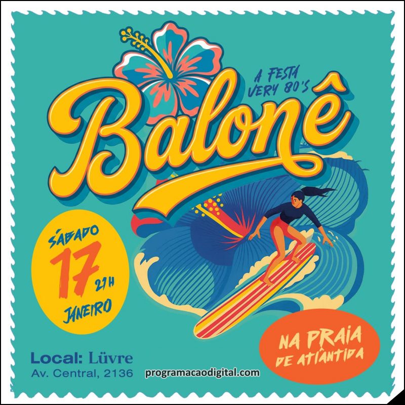 Festa Balonê na praia de Atlântida no litoral gaúcho
