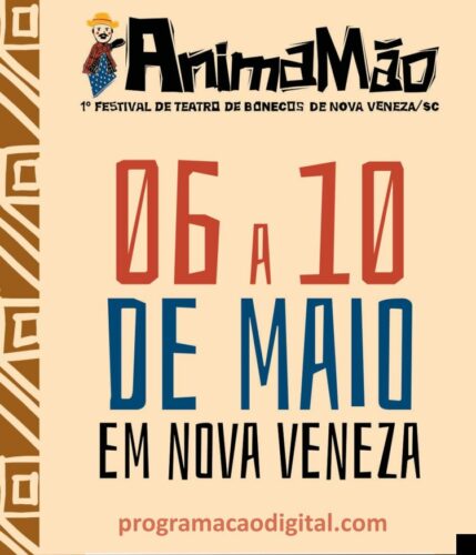 Festival AnimaMão em Nova Veneza em Santa Catarina - programacaodigital.com