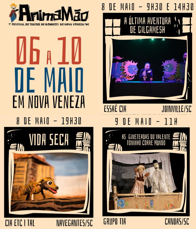 Festival AnimaMão em Nova Veneza em Santa Catarina - programacaodigital.com