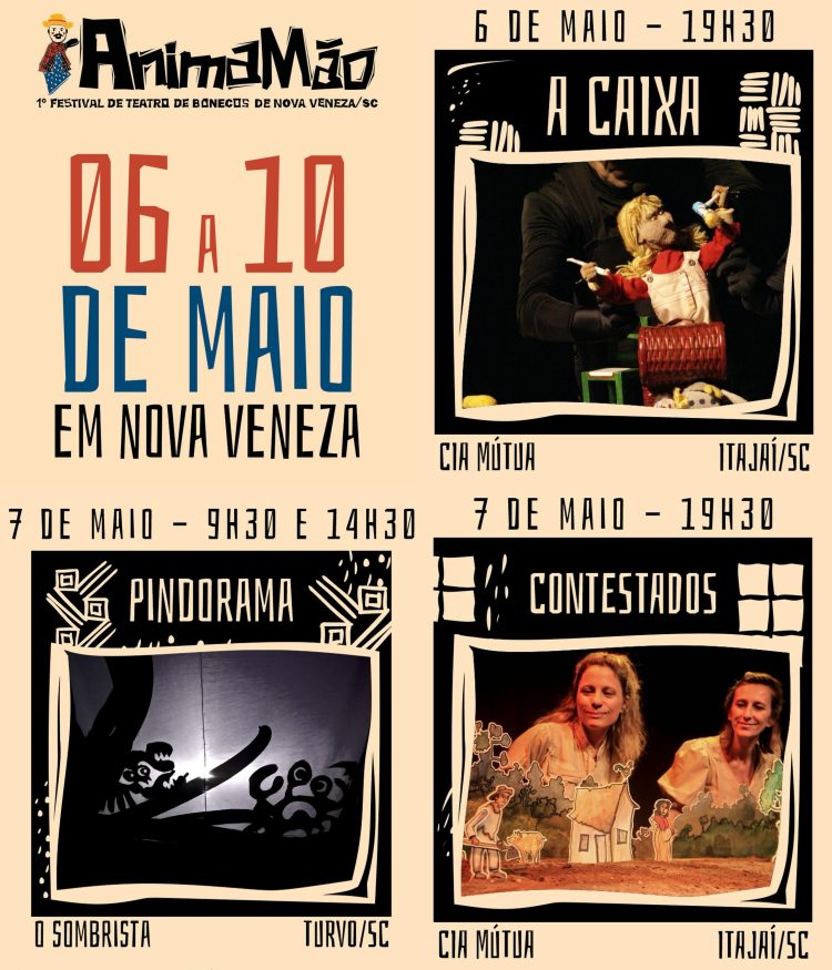 Festival AnimaMão em Nova Veneza em Santa Catarina - programacaodigital.com