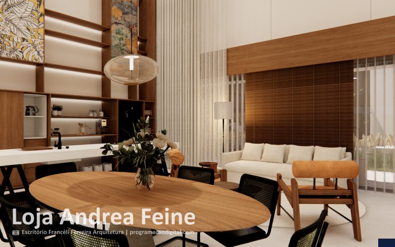 Showroom Loja Andrea Feine em Porto Alegre