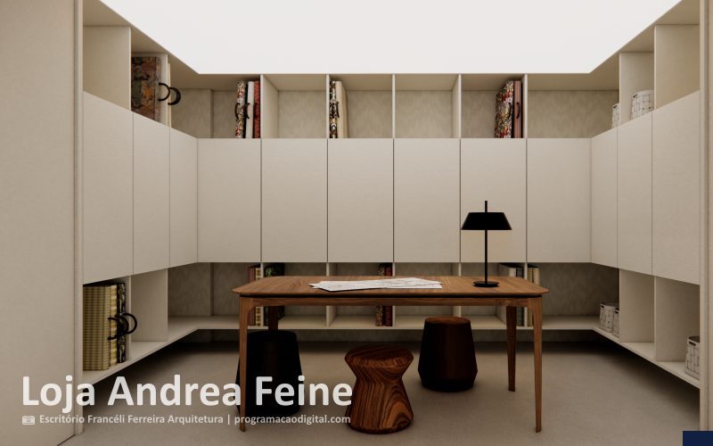 Showroom Loja Andrea Feine em Porto Alegre
