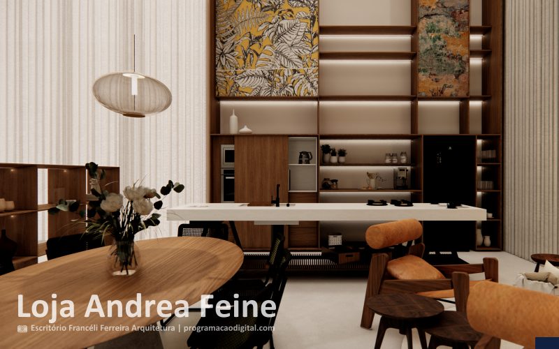 Showroom Loja Andrea Feine em Porto Alegre