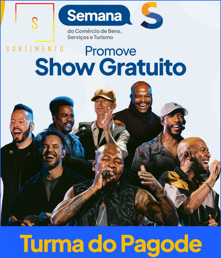Show Turma do Pagode na Semana S em Porto Alegre - programacaodigital.com
