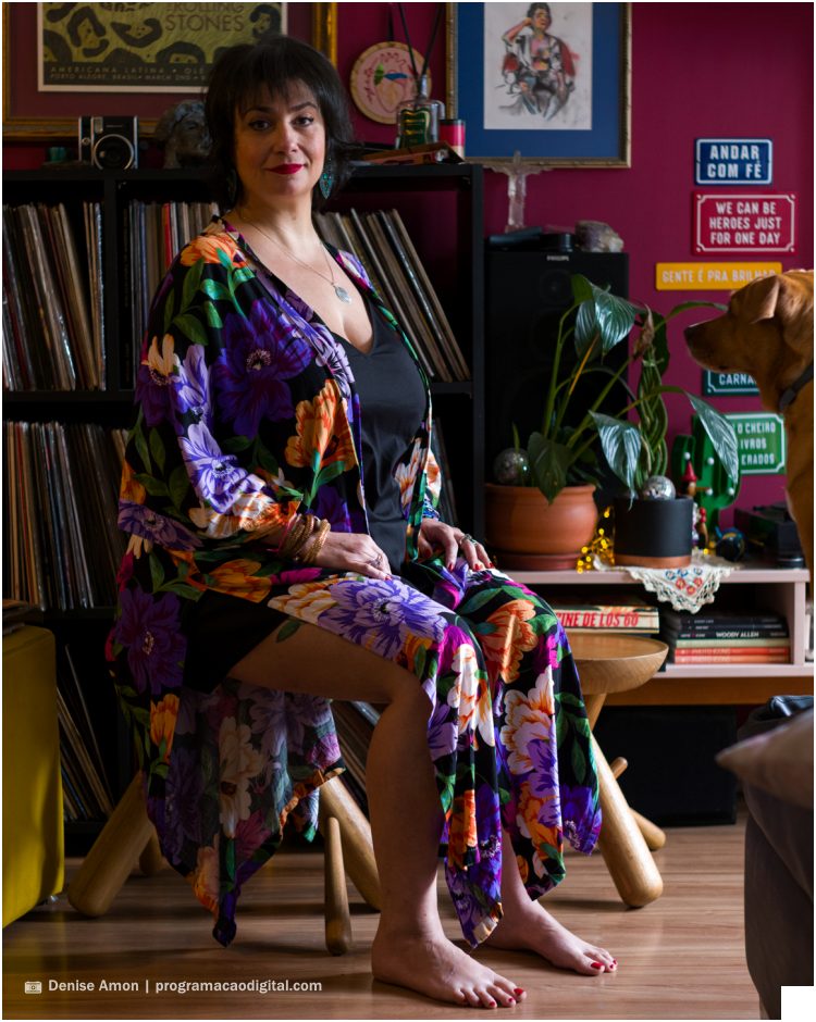 Sarau Meus Discos e Nada Mais, evento que integra o projeto A História do Disco, da jornalista e pesquisadora musical Bruna Paulin - programacaodigital.com