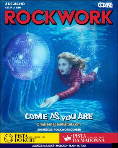 Festa Rockwork faz especial Madonna no Bar Ocidente em Porto Alegre